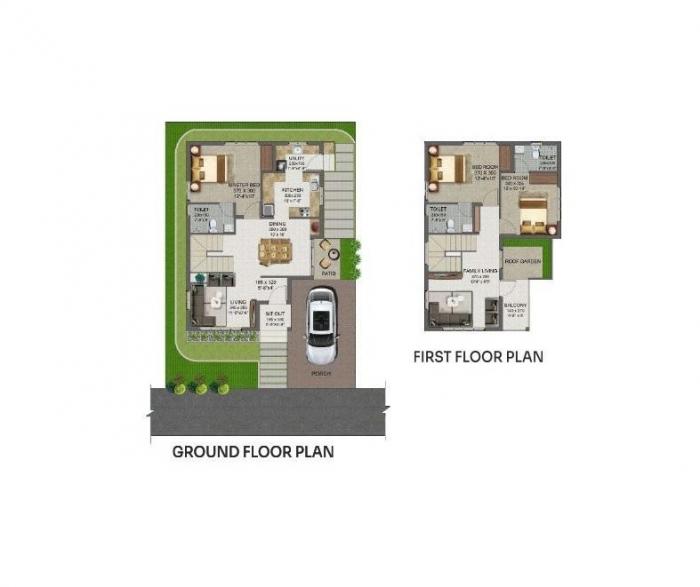 Sowparnika Capital County - Floor Plan