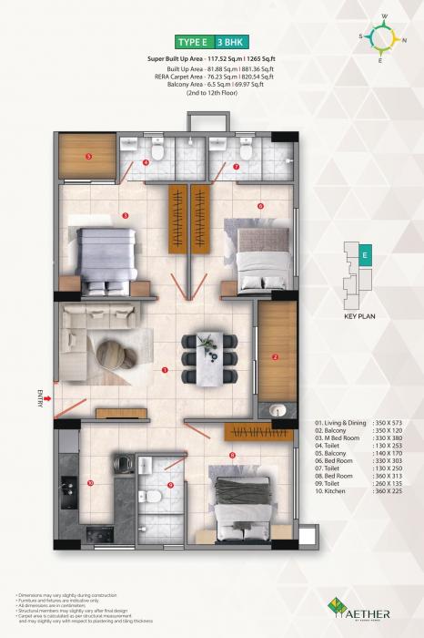 Adora Aether - Floor Plan