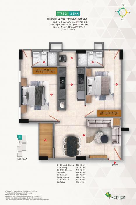 Adora Aether - Floor Plan