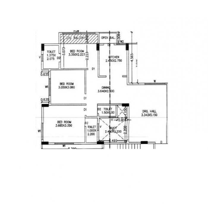 Devikas Prabhu Sparsh - Floor Plan