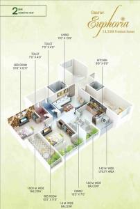 Gaurav Euphoria - Floor plan