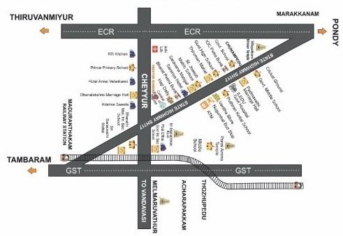 Frontier Cheyyur Elevation - Locality