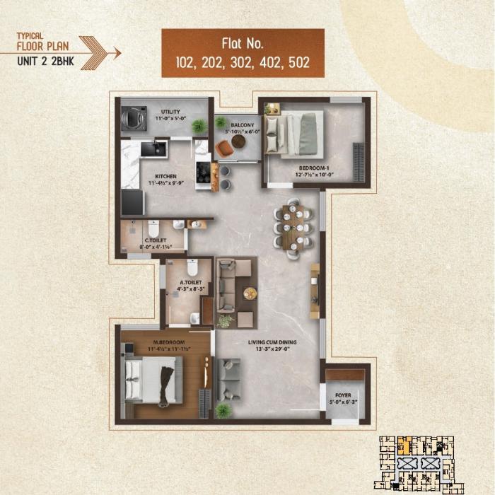 Oxina Elysian - Floor Plan