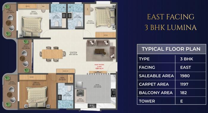 Tru Aquapolis - Floor Plan
