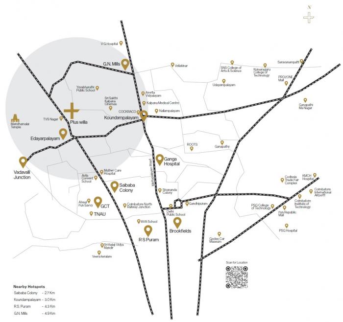 Plus Willas - Locality
