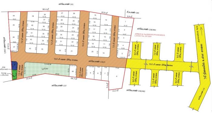 Kumaran Nagar Plot - Master Plan