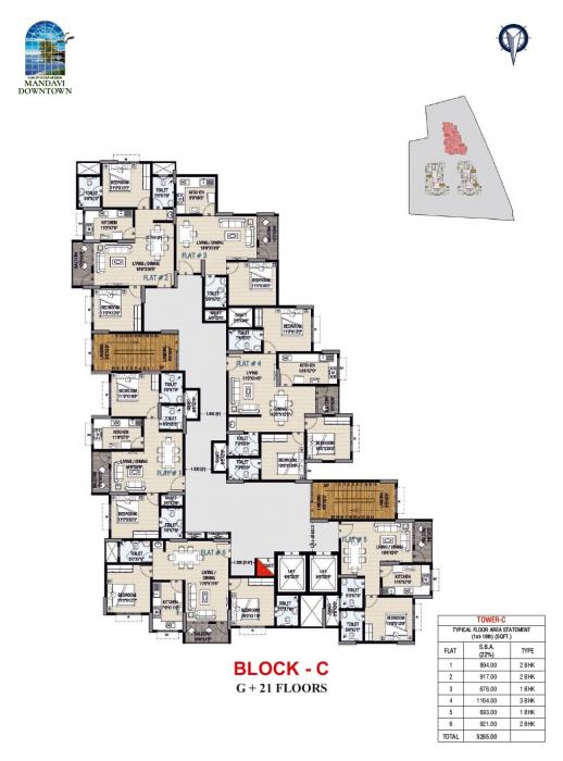 Mandavi Downtown - Site Plan