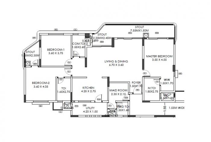 Roach Cicada - Floor Plan