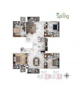 Keya Spring - Floor plan