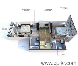 3 BHK rent Apartment in Moraiya, Ahmedabad