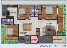 3 BHK 2200 Sq. ft BuilderFloor for Sale in Jayanagar 1st Block, Bangalore