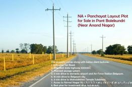 1200 Sq. ft Plot for Sale in Panth Balekundri, Belgaum