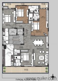 4+ BHK 3240 Sq. ft BuilderFloor for Sale in Sector 63, Gurgaon