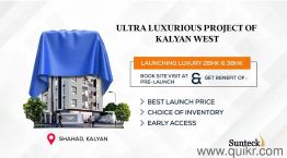 2 BHK 750 Sq. ft Apartment for Sale in Kalyan West, Mumbai