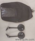 RE touring mirrors and tank cover 