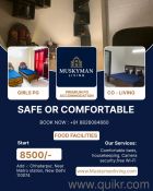 1 RK PG BuilderFloor for Men  in Chhatarpur, Delhi