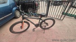 A Black cycle only a yr old in perfect repaired condition