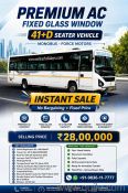 PREMIUM AC FIXED GLASS WINDOW 41+D SEATER VEHICLE