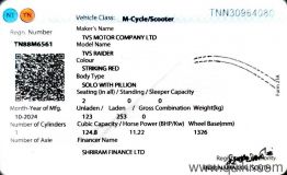 Used TVS Raider 125 Disc 2024 Model Images