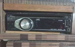 Car deck and speakers 