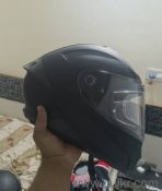 SMK TYCOON MATT BLACK HELMET 