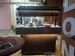 wooden fancy food kart fully modified 