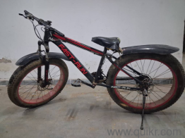 Red Colour Monster Bike