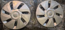 R14 Tyre wheel cover - silver - 2no's for Celerio / swift