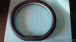 Steering wheel cover SoftX flat bottom Leather accessory