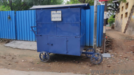 steel food cart, thallu vandi
