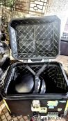 Motorcycle Top Box / Storage Box with Mount  Excellent Condition