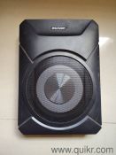 Alpine PWE S800 under seat subwoofer with RCA and Power Wires