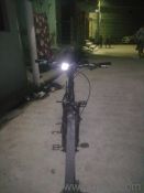 Cycle is in black colour and cycle have disc brake and cycle Run smoot