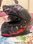 Axor Apex Hunter Helmet | L | ISI ECE DOT | Pin lock | Black-Red